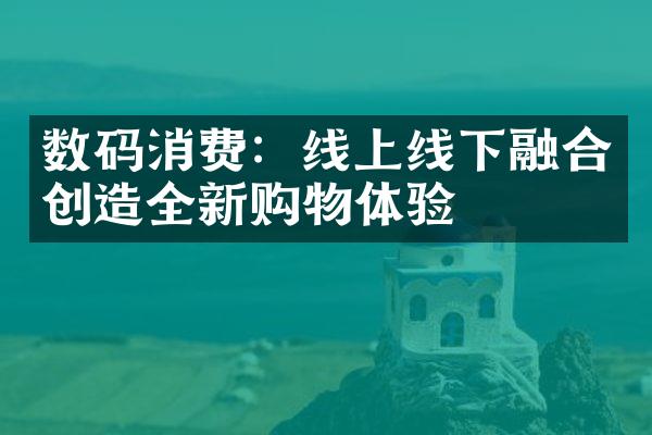 数码消费：线上线下融合创造全新购物体验