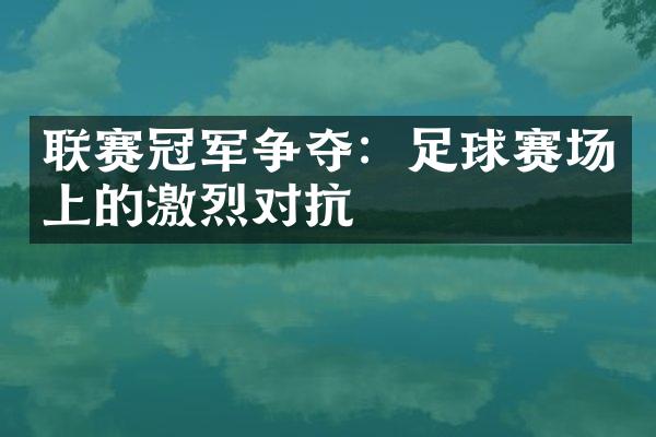 联赛冠军争夺：足球赛场上的激烈对抗