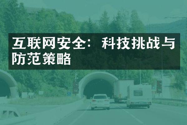 互联网安全：科技挑战与防范策略