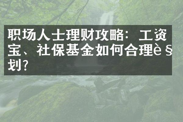 职场人士理财攻略：工资宝、社保基金如何合理规划？