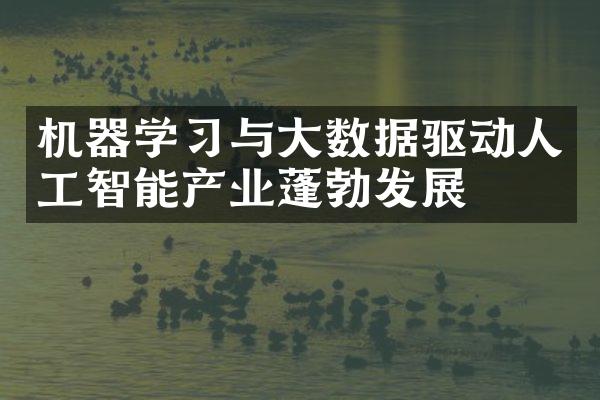 机器学习与大数据驱动人工智能产业蓬勃发展