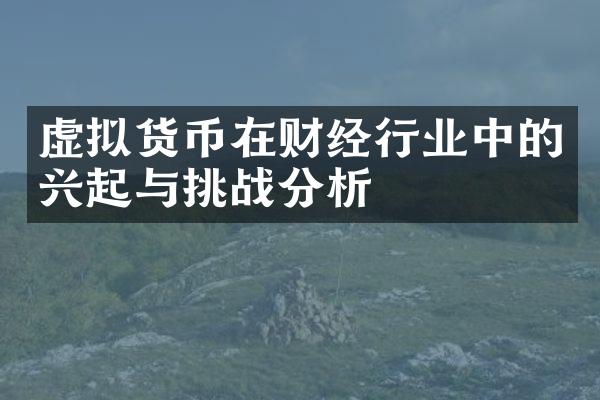 虚拟货币在财经行业中的兴起与挑战分析