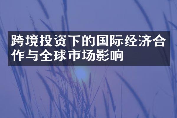 跨境投资下的国际经济合作与全球市场影响