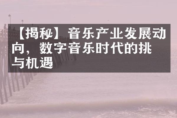 【揭秘】音乐产业发展动向，数字音乐时代的挑战与机遇