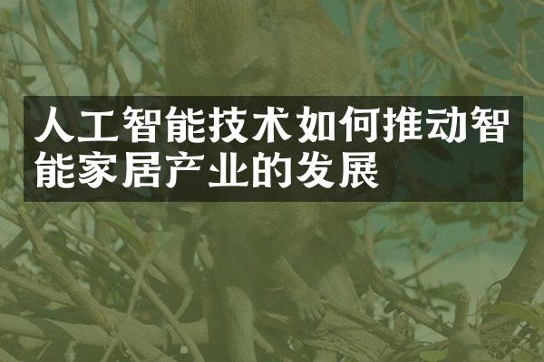 人工智能技术如何推动智能家居产业的发展