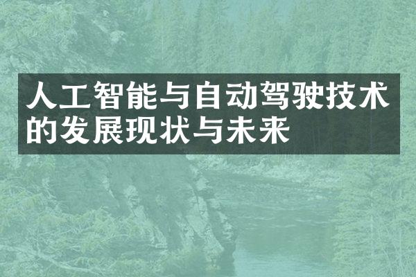 人工智能与自动驾驶技术的发展现状与未来