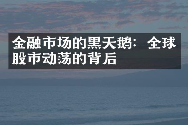 金融市场的黑天鹅：全球股市动荡的背后