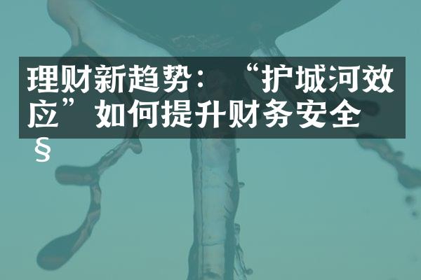 理财新趋势：“护城河效应”如何提升财务安全性