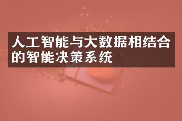 人工智能与数据相结合的智能决策系统