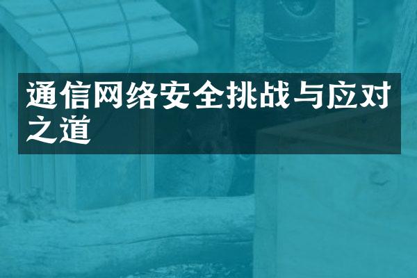 通信网络安全挑战与应对之道