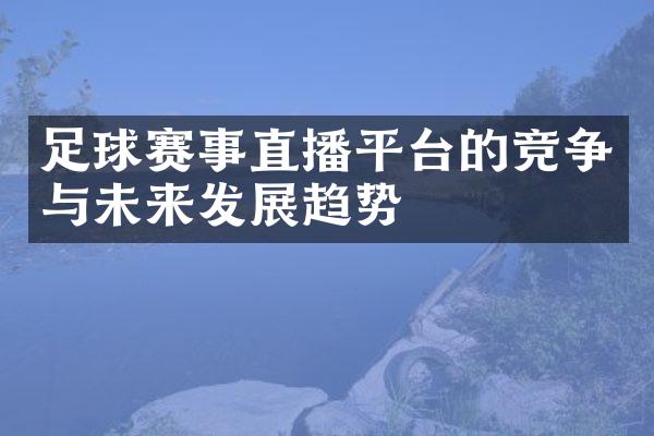 足球赛事直播平台的竞争与未来发展趋势