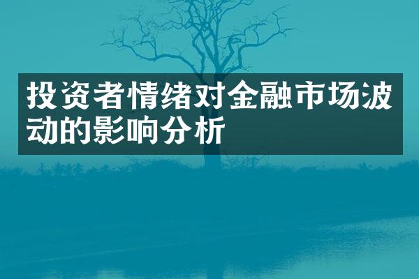 投资者情绪对金融市场波动的影响分析