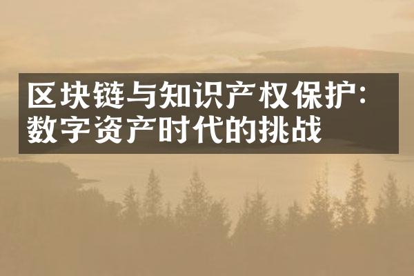 区块链与知识产权保护：数字资产时代的挑战