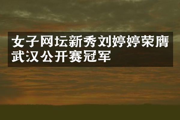 女子网坛新秀刘婷婷荣膺武汉公开赛冠军