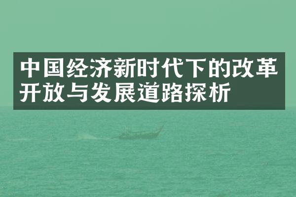 中国经济新时代下的改革开放与发展道路探析