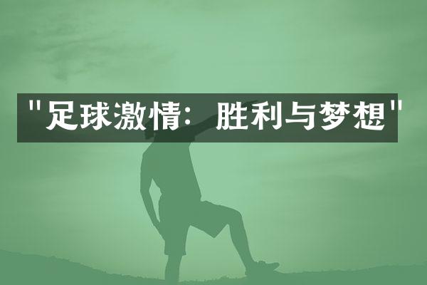 "足球激情：胜利与梦想"