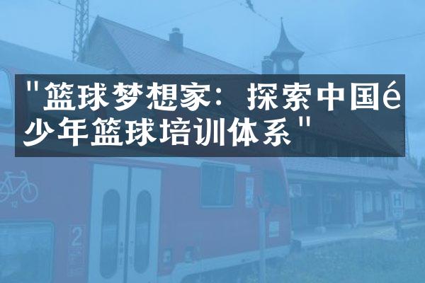 "篮球梦想家：探索中国青少年篮球培训体系"