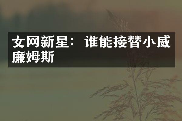 女网新星：谁能接替小威廉姆斯