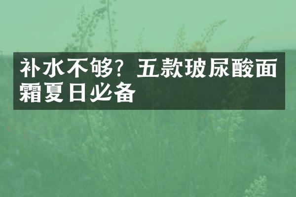 补水不够？五款玻尿酸面霜夏日必备