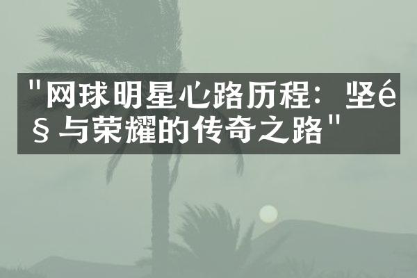 "网球明星心路历程：坚韧与荣耀的传奇之路"