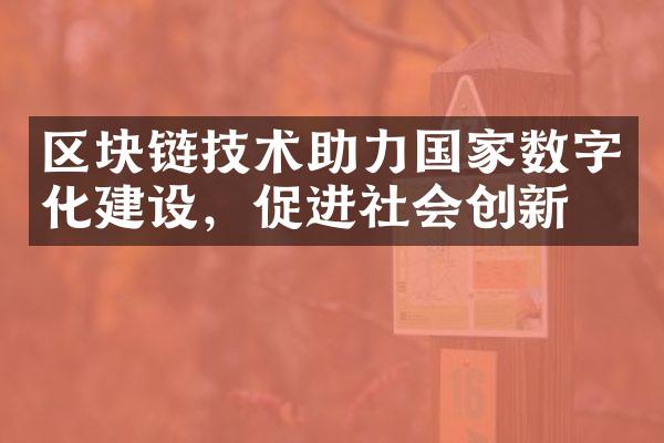 区块链技术助力国家数字化建设，促进社会创新