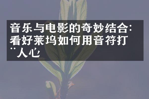 音乐与电影的奇妙结合：看好莱坞如何用音符打动人心