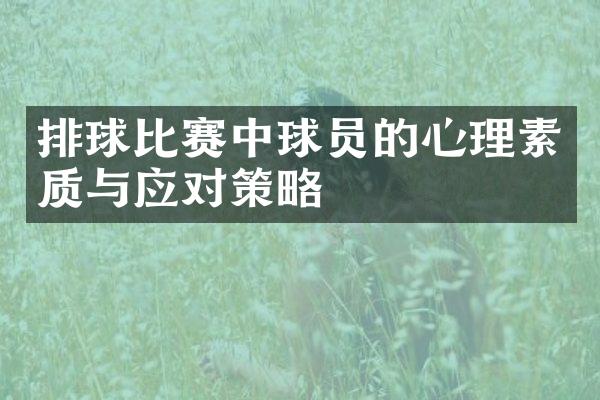 排球比赛中球员的心理素质与应对策略