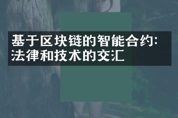 基于区块链的智能合约：法律和技术的交汇