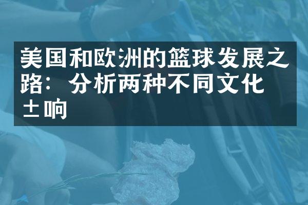 美国和欧洲的篮球发展之路：分析两种不同文化影响