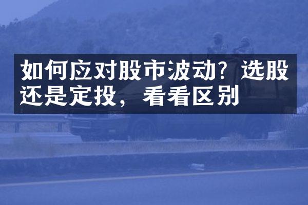 如何应对股市波动？选股还是定投，看看区别