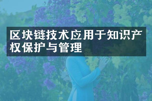 区块链技术应用于知识产权保护与管理