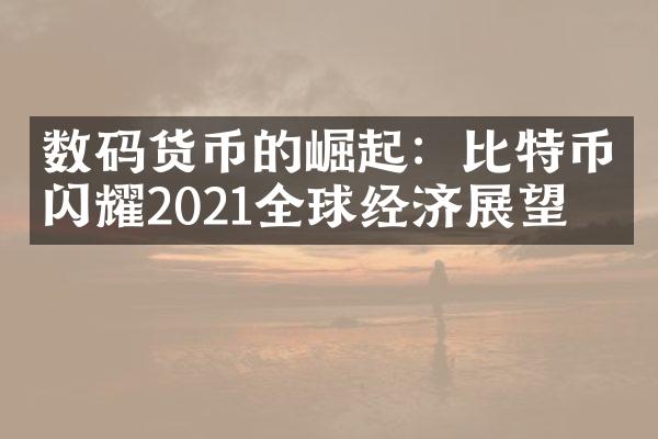 数码货币的崛起：比特币闪耀2021全球经济展望