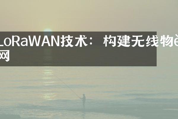 LoRaWAN技术：构建无线物联网