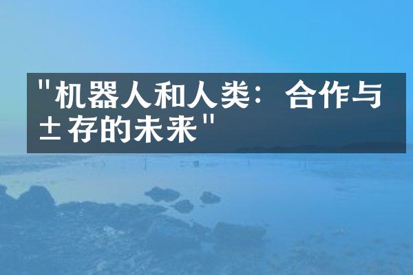 "机器人和人类：合作与共存的未来"