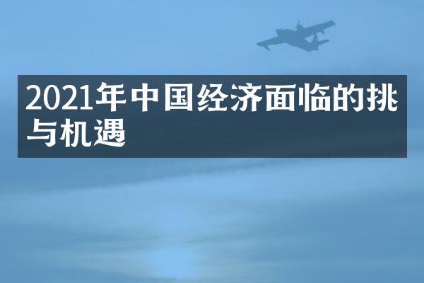 2021年中国经济面临的挑战与机遇