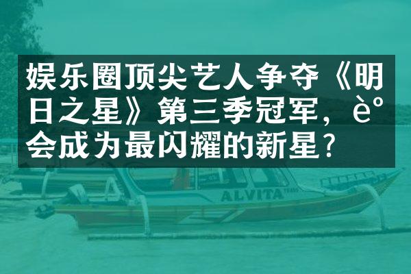 娱乐圈顶尖艺人争夺《明日之星》第三季冠军，谁会成为最闪耀的新星？