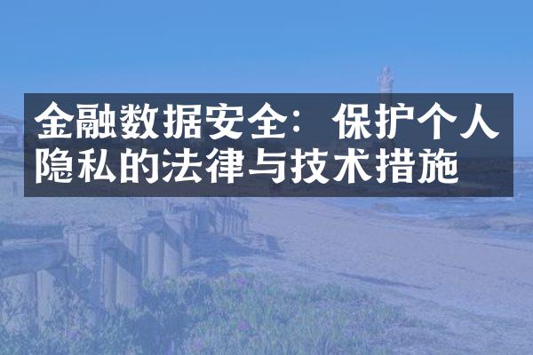 金融数据安全：保护个人隐私的法律与技术措施