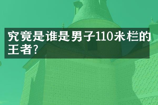 究竟是谁是男子110米栏的王者?