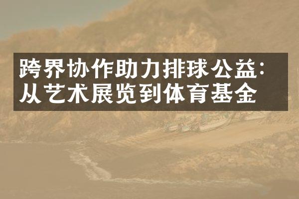 跨界协作助力排球公益：从艺术展览到体育基金