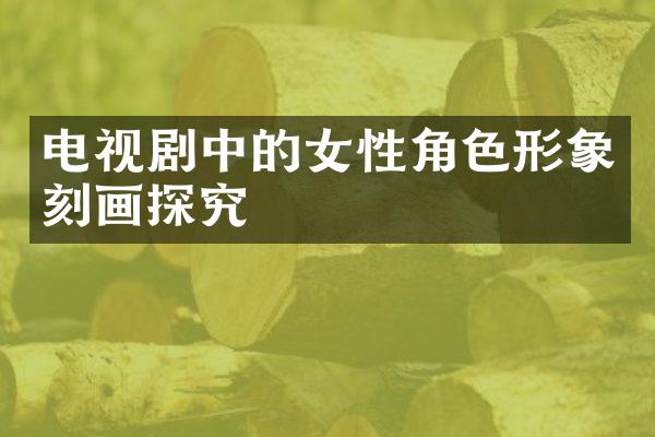 电视剧中的女性角色形象刻画探究