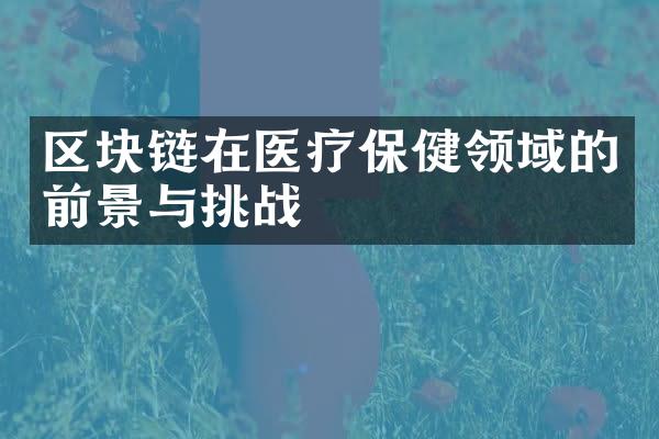 区块链在医疗保健领域的前景与挑战