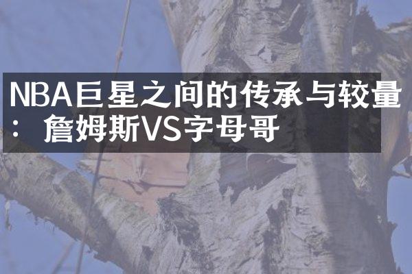 NBA巨星之间的传承与较量：詹姆斯VS字母哥