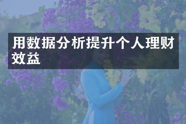 用数据分析提升个人理财效益