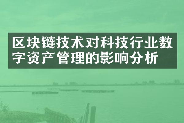 区块链技术对科技行业数字资产管理的影响分析