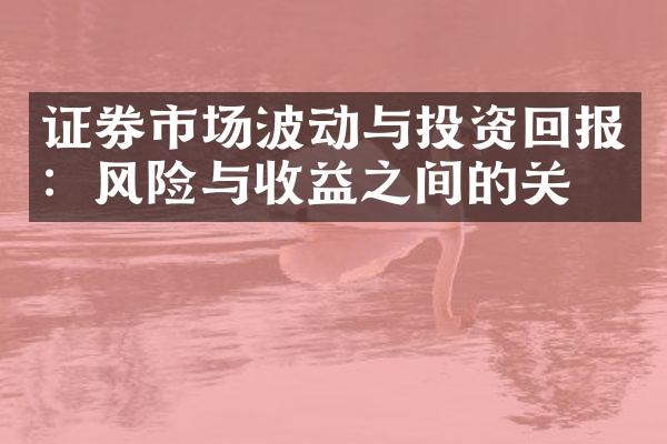 证券市场波动与投资回报：风险与收益之间的关系