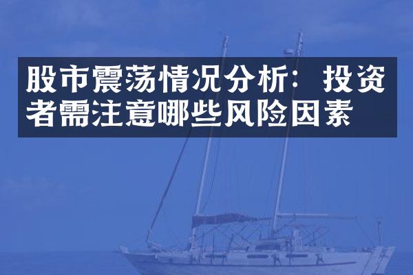 股市震荡情况分析：投资者需注意哪些风险因素？