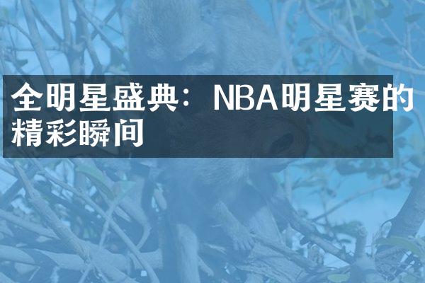 全明星盛典：NBA明星赛的精彩瞬间