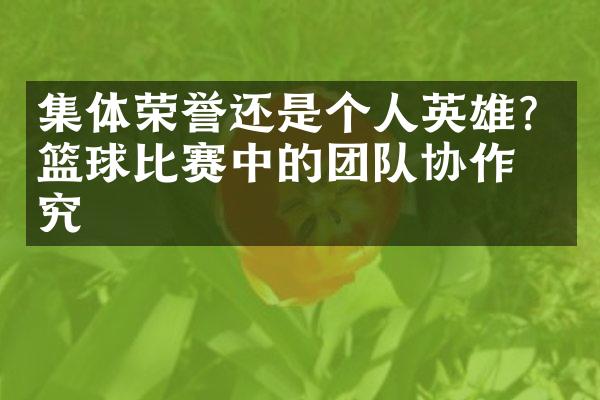 集体荣誉还是个人英雄？篮球比赛中的团队协作探究