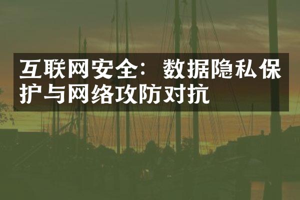 互联网安全：数据隐私保护与网络攻防对抗