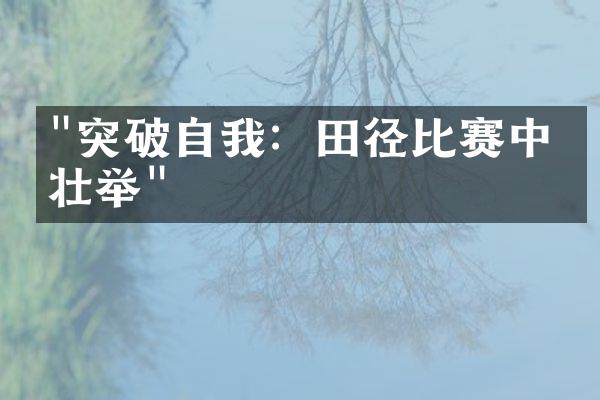 "突破自我：田径比赛中的壮举"